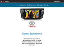 Tablet Screenshot of nueva-electronica.com